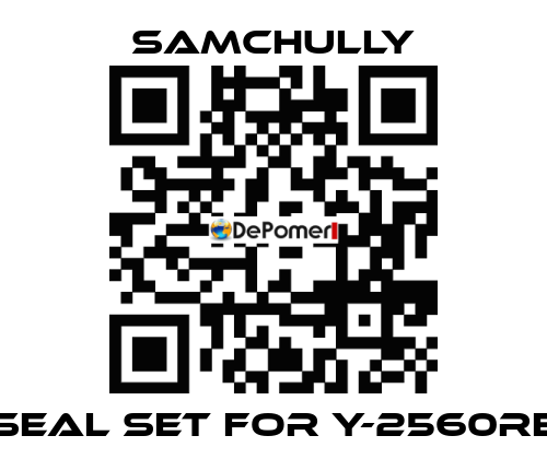 seal set for Y-2560RE Samchully