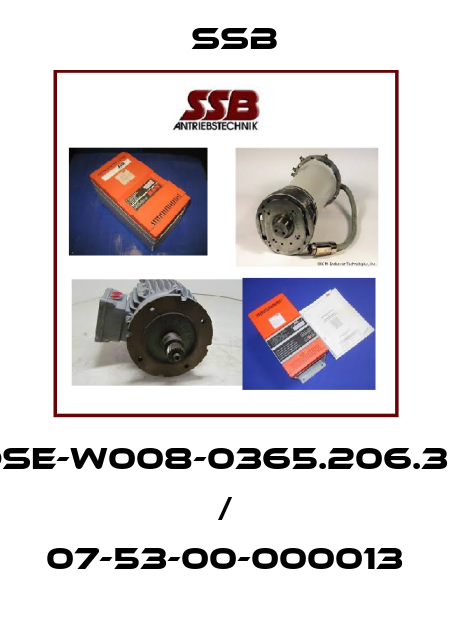 DSE-W008-0365.206.30 / 07-53-00-000013 SSB