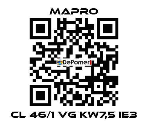 CL 46/1 VG kW7,5 IE3 Mapro