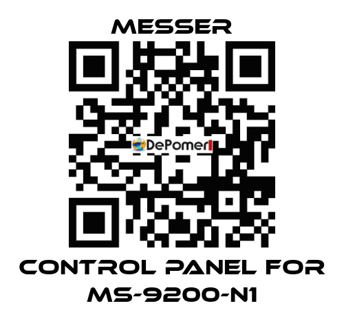 control Panel for Ms-9200-N1 Messer