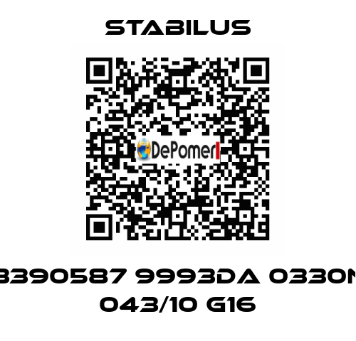 3390587 9993DA 0330N 043/10 G16 Stabilus