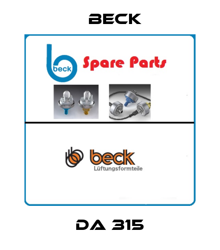 DA 315 Beck