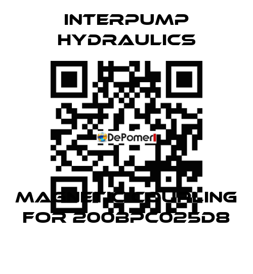 magnetic coupling for 200BPC025D8 Interpump hydraulics