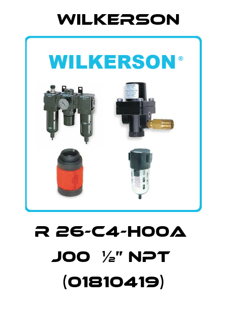 R 26-C4-H00A  J00  ½” NPT  (01810419) Wilkerson