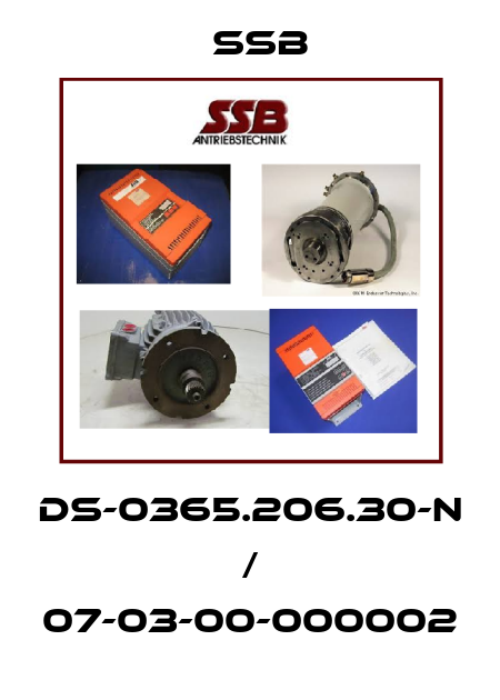 DS-0365.206.30-N / 07-03-00-000002 SSB