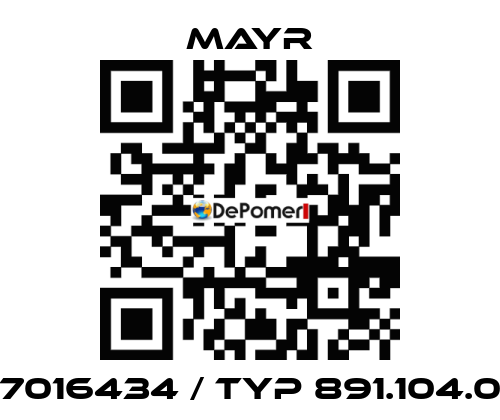 7016434 / Typ 891.104.0 Mayr