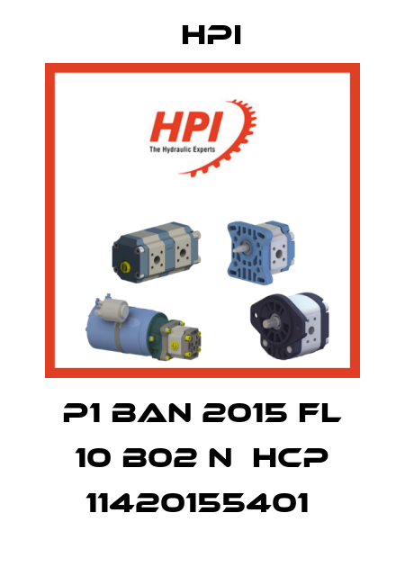 P1 BAN 2015 FL 10 B02 N  HCP 11420155401  HPI