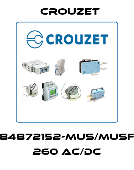84872152-MUS/MUSF 260 AC/DC Crouzet