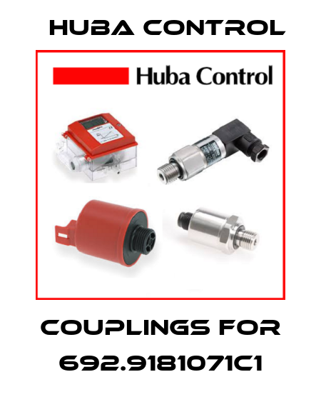 Couplings for 692.9181071C1 Huba Control