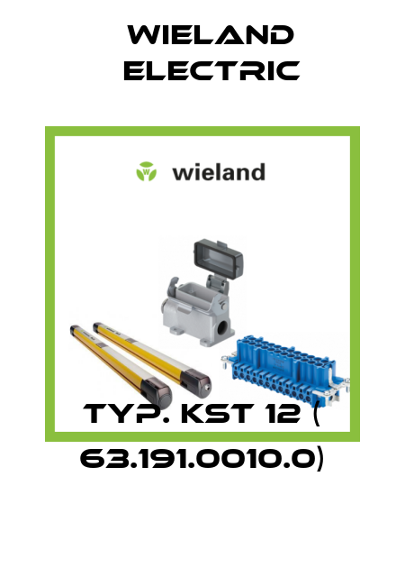 Typ. KST 12 ( 63.191.0010.0) Wieland Electric