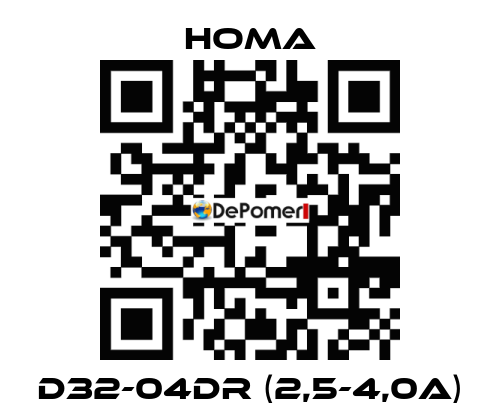 D32-04DR (2,5-4,0A) HOMA