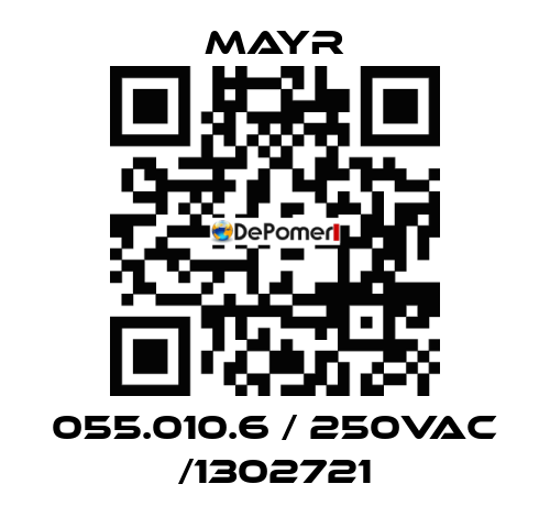 055.010.6 / 250VAC /1302721 Mayr