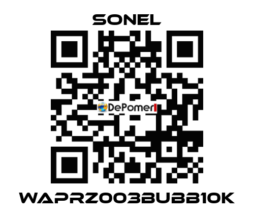 WAPRZ003BUBB10K Sonel