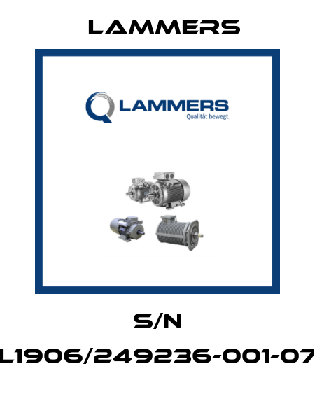 S/N GL1906/249236-001-076 Lammers