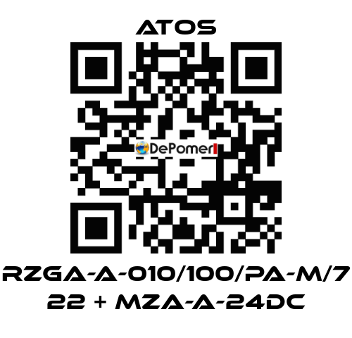 RZGA-A-010/100/PA-M/7 22 + MZA-A-24DC Atos