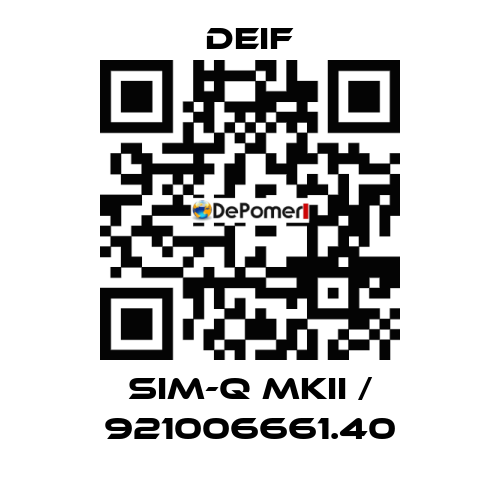 SIM-Q MKII / 921006661.40 Deif