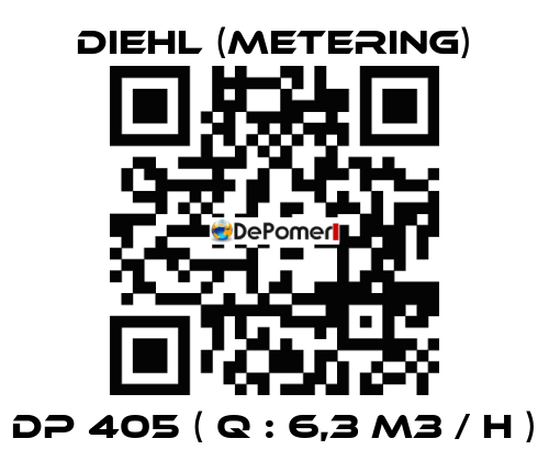 DP 405 ( Q : 6,3 M3 / H ) Diehl (Metering)
