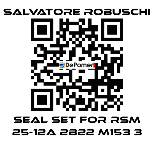 seal set for RSM 25-12A 2B22 M153 3 SALVATORE ROBUSCHI