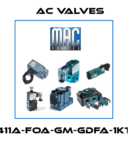 411A-FOA-GM-GDFA-1KT МAC Valves