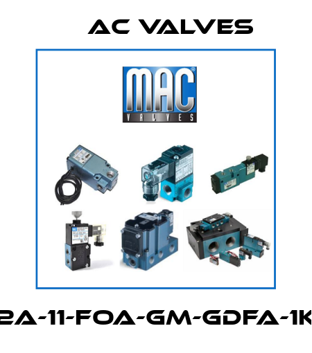 52A-11-FOA-GM-GDFA-1KT МAC Valves