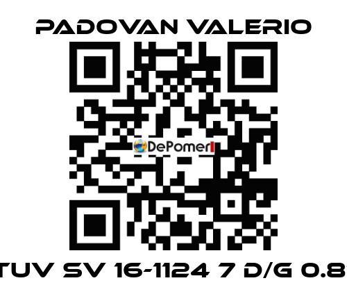 TUV SV 16-1124 7 D/G 0.81 PADOVAN VALERIO