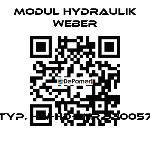 Typ. HW-HD-1 Nr.D30057 MODUL HYDRAULIK WEBER