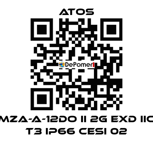 MZA-A-12DO II 2G Exd IIC T3 IP66 CESI 02 Atos