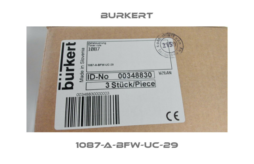1087-A-BFW-UC-29 Burkert