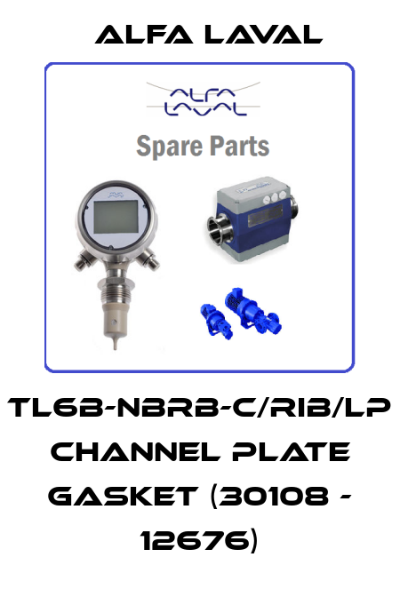 TL6B-NBRB-C/RIB/LP CHANNEL PLATE GASKET (30108 - 12676) Alfa Laval