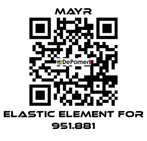 Elastic element for 951.881 Mayr