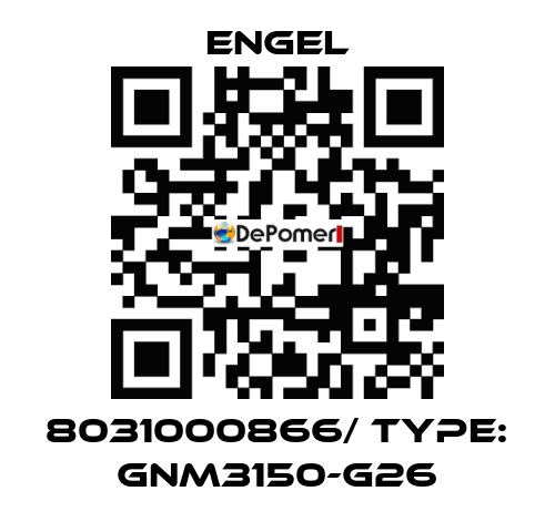 8031000866/ TYPE: GNM3150-G26 ENGEL