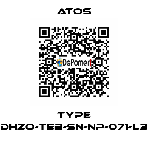 Type DHZO-TEB-SN-NP-071-L3 Atos