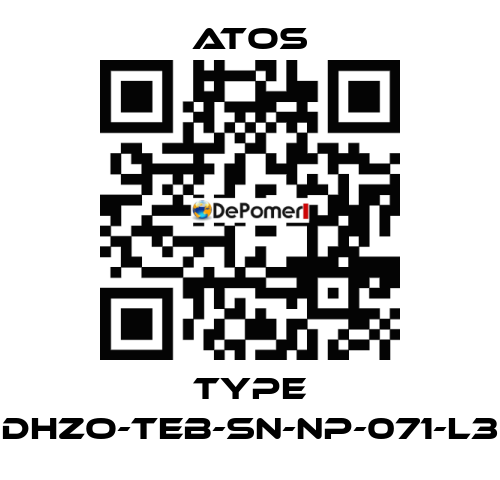 Type DHZO-TEB-SN-NP-071-L3 Atos