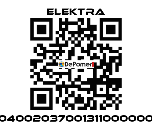 04002037001311000000 ELEKTRA