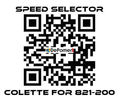 colette for 821-200 Speed Selector