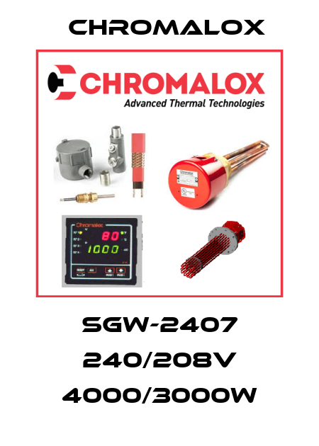 SGW-2407 240/208V 4000/3000W Chromalox