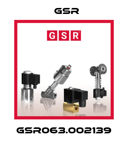 GSR063.002139 GSR