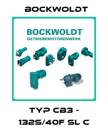 Typ CB3 - 132S/40F SL C Bockwoldt