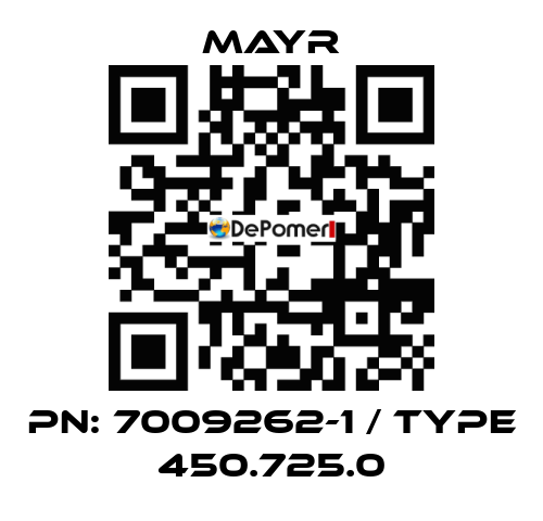 PN: 7009262-1 / Type 450.725.0 Mayr