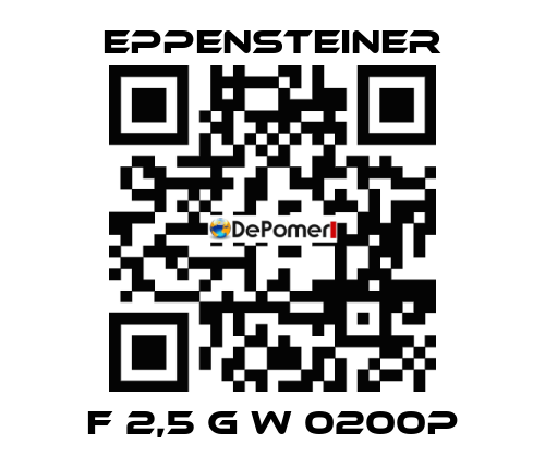 F 2,5 G W 0200P Eppensteiner