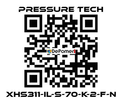 XHS311-IL-S-70-K-2-F-N Pressure Tech