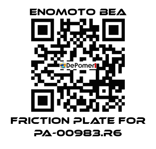 Friction Plate for PA-00983.R6 Enomoto BeA