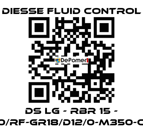 DS LG - RBR 15 - 25/40/RF-GR18/D12/0-M350-CS/CS DIESSE Fluid Control