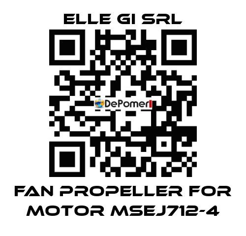 fan propeller for motor MSEJ712-4 ELLE GI SRL