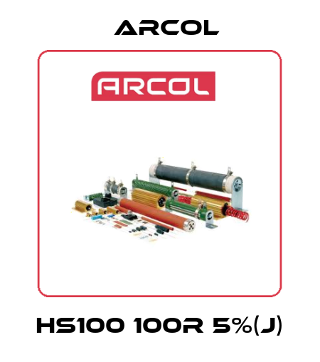 HS100 100R 5%(J) Arcol