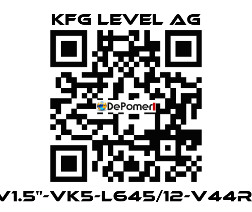 NMG125-RV1.5"-VK5-L645/12-V44R-10PVC-Ex KFG Level AG