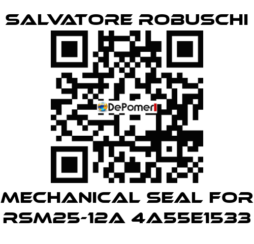 mechanical seal for RSM25-12A 4A55E1533 SALVATORE ROBUSCHI