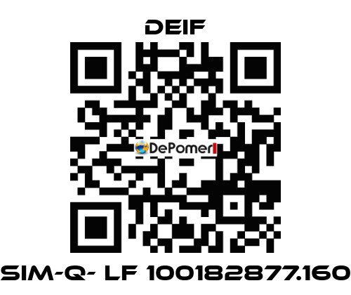 SIM-Q- LF 100182877.160 Deif