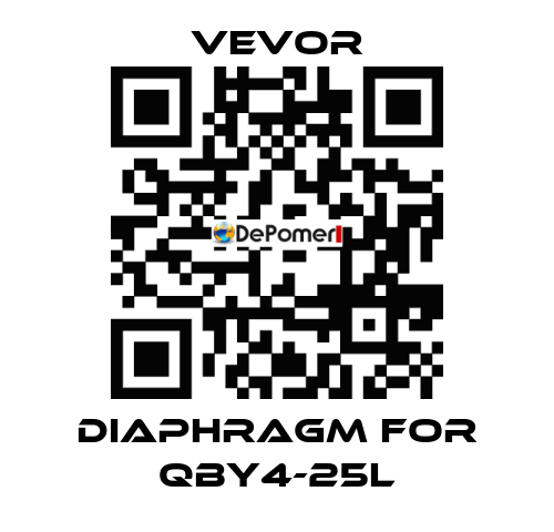 diaphragm for QBY4-25L VEVOR