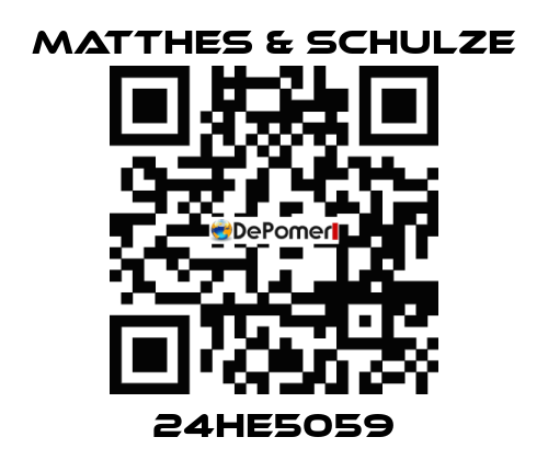 24HE5059 MATTHES & SCHULZE